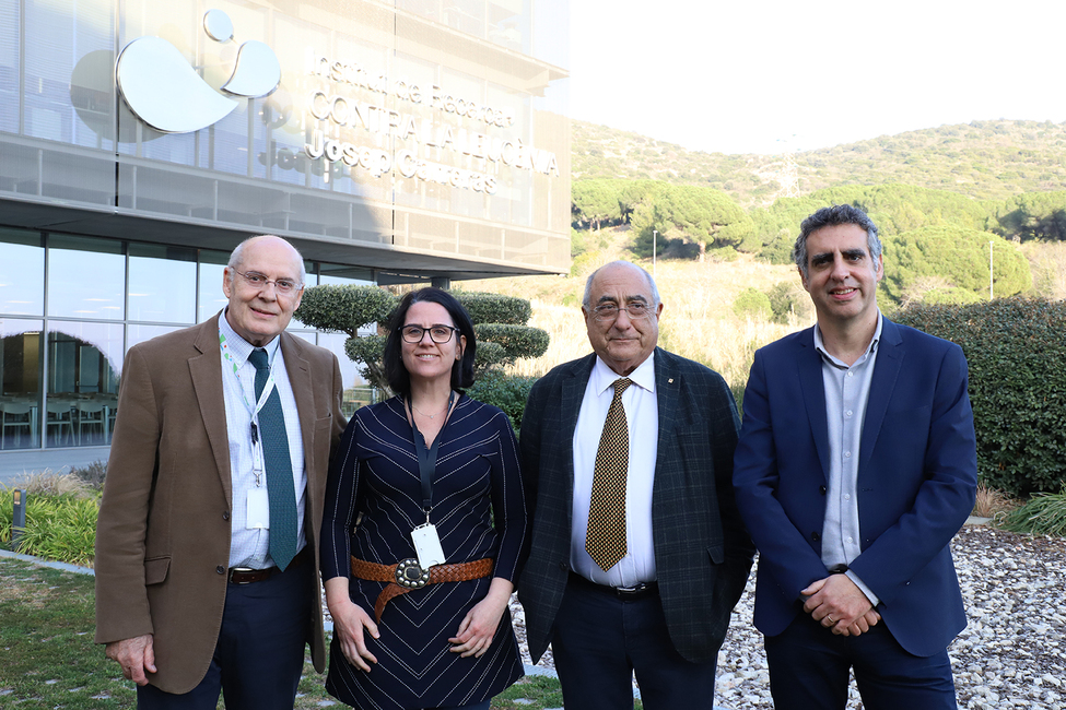 El Instituto Josep Carreras recibe la visita del conseller de Investigación y Universidades, Joaquim Nadal
