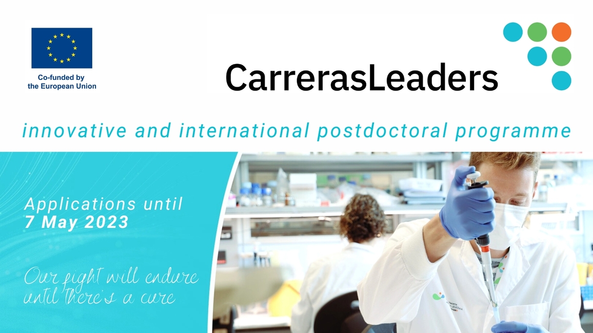 Abierta la convocatoria CarrerasLeaders: un nuevo programa postdoctoral para capacitar a futuros líderes en la lucha contra los cánceres hematológicos